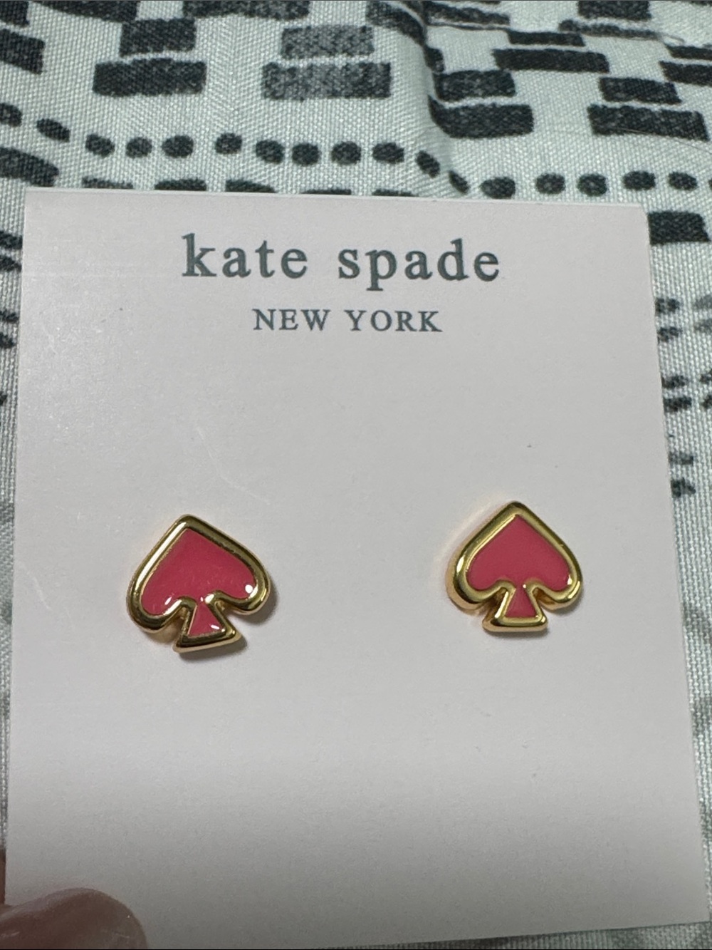 kate spade Everyday Spade Enamel Stud Earrings